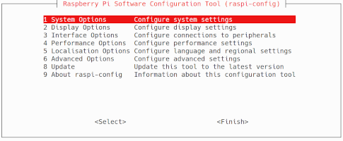 raspberrpi config thumb